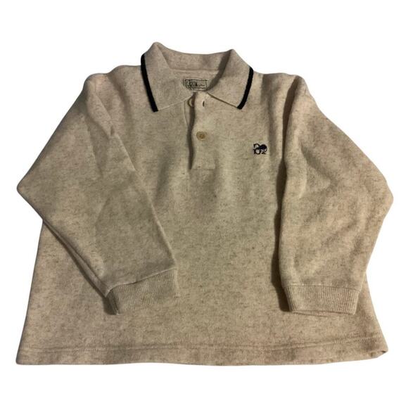 GARCON de floriane france collard long sleeve sweater wool blend kids sz 6 - Picture 3 of 7